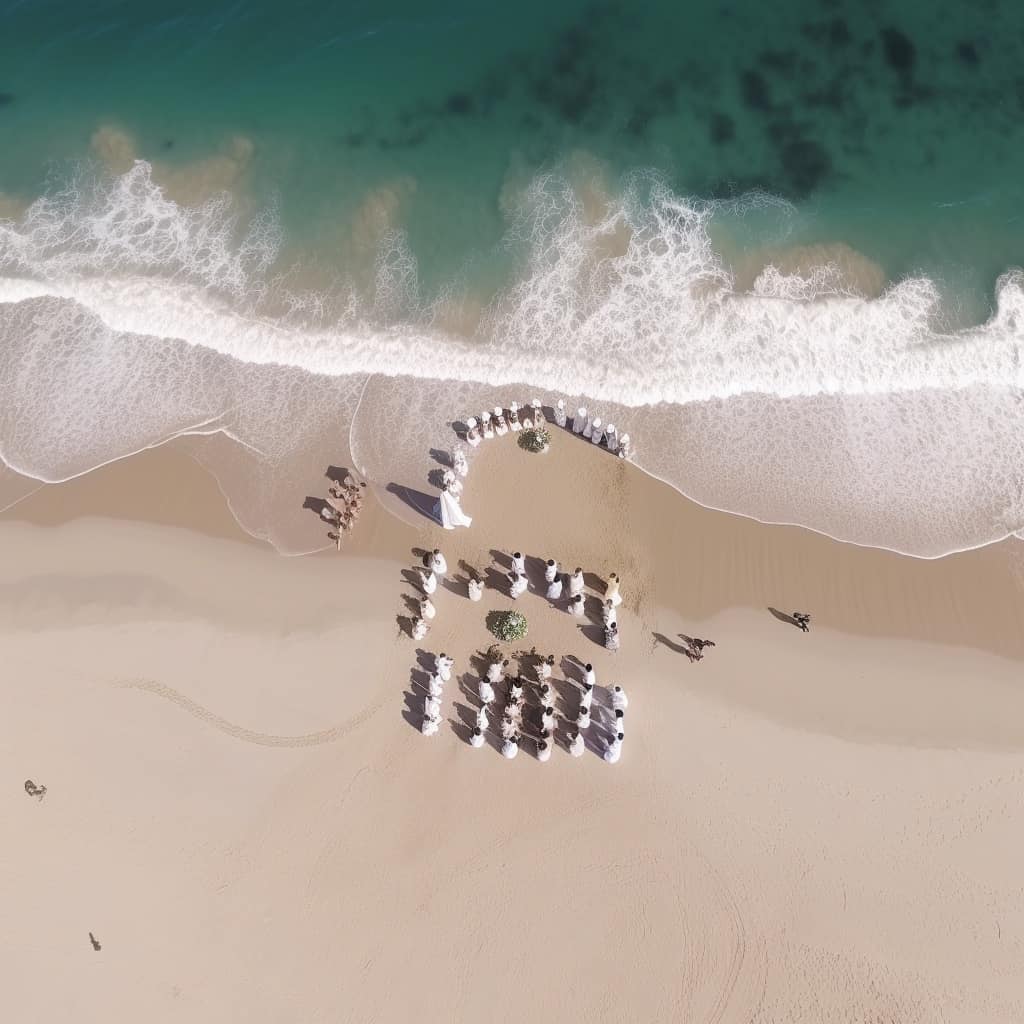 Dronevideo's zijn een van de trends in de trouwvideografie